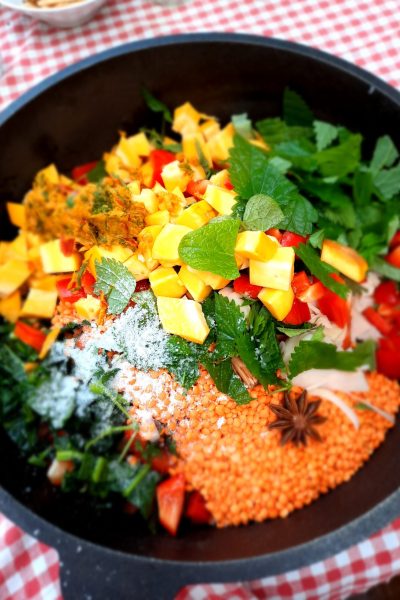 Curry met wilde kruiden Curry met wilde kruiden